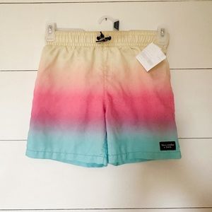 Abercrombie Kids Swim Trunks size 9/10 with athletic built-in mesh liner shorts